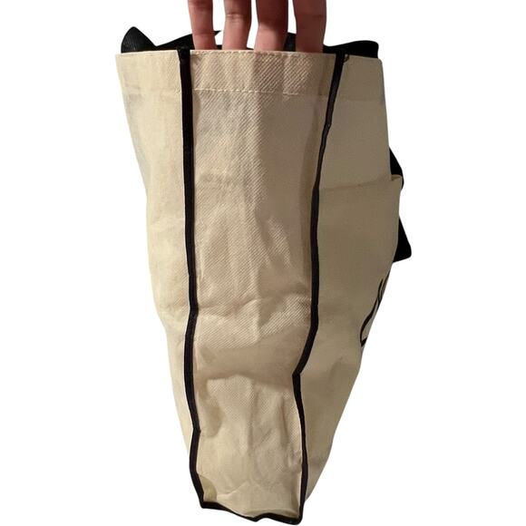 McDonalds McCafe Tote Bag Black Trim Reusable Shopper Beige - Picture 5 of 8